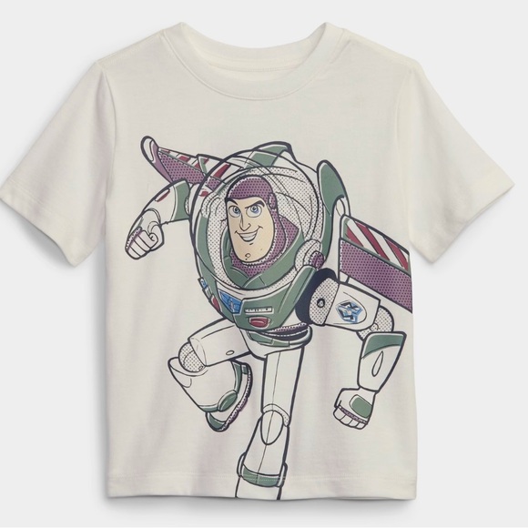 BABY GAP | PIXAR Toy Story Graphic T-Shirt BUZZ LIGHTYEAR Sz 4 NEW! GAP KIDS - Picture 1 of 7
